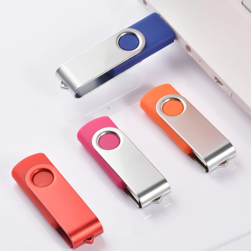 Clés USB Twister colorées pour artistes - rouge, bleu, vert, rose, violet, jaune - personnalisation Pantone