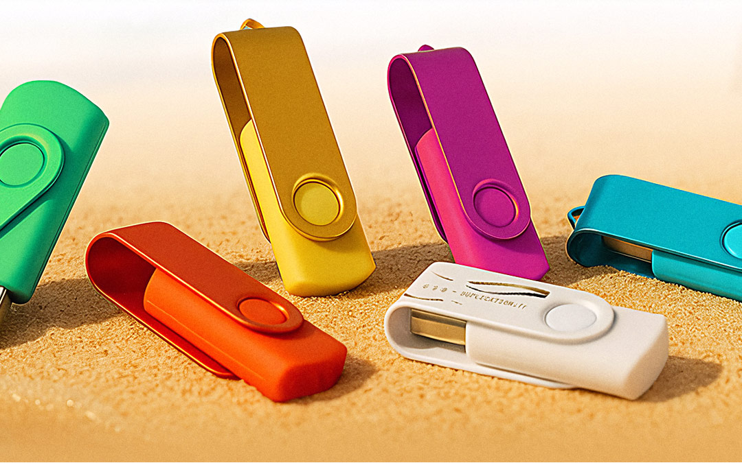 Clés USB Twister colorées : pour les artistes et musiciens créatifs